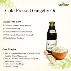 Cold Pressed Gingelly Oil(Sesame)