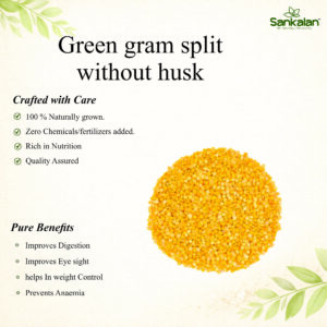 Green Gram Moong Split Without Husk