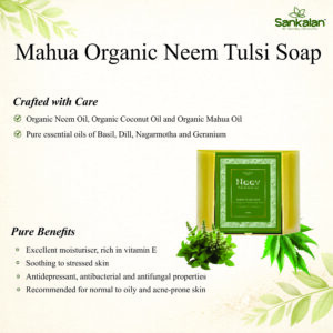 Mahua Organic Neem Tulsi Soap 100g