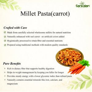 Millet Pasta Carrot