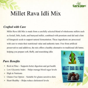 Millet Rava Idli Mix