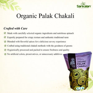 Organic Palak Chakli