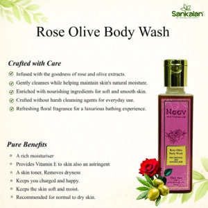 Rose Olive Body Wash 200ml